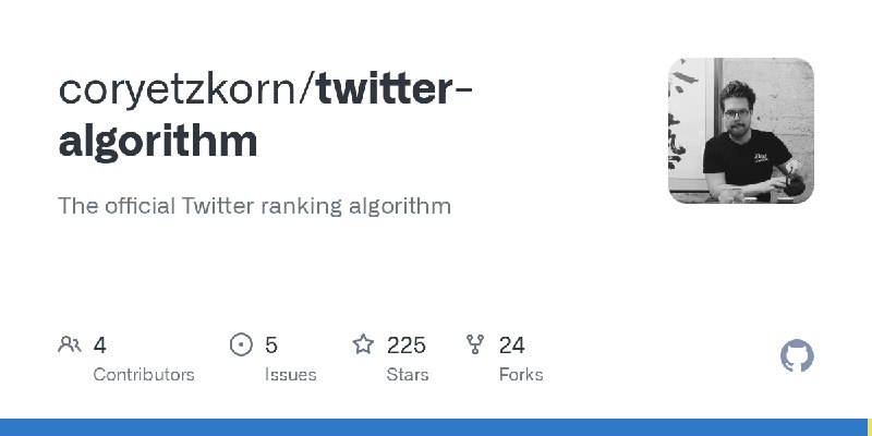 GitHub - coryetzkorn/twitter-algorithm: The official Twitter ranking algorithm