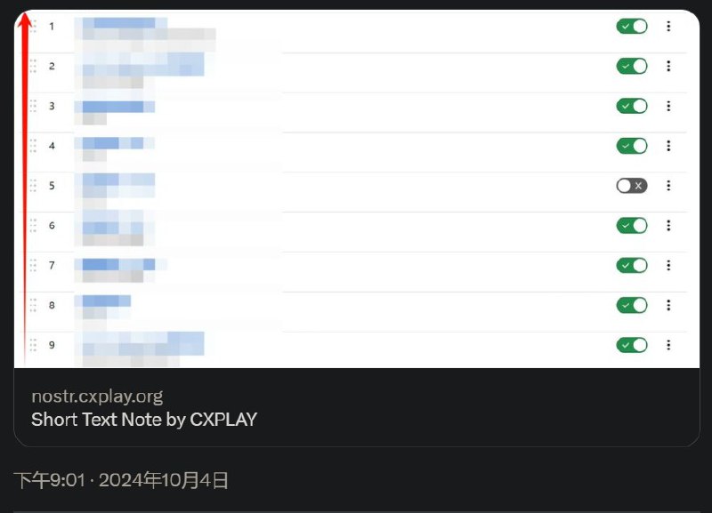 #吐槽In reply to nevent1q…5793_________________________顺便吐槽一下 Twitter 的网页预览, 非要做得这么独特, 不显示描述了, 之前莫名其妙的文字转换图片就是 njump 设计之初考虑到 Twitter 才这么做的. 现在看来最好的办法是给 TwitterBot 单独组装 meta 标签, 太弱智了, 反正我也不用 Twitter 发帖, 再说了, 又不是不能用. :bili_fantastic:via Nostr@cxplay