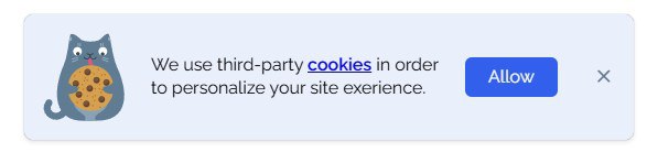 #吐槽telega.io 的 Cookie 同意图标, 是只猫在舔饼干, 重要的是它是动态的, 而且还是 SVG 的动画.虽然不知道是不是原创, 但是我就直接拿来罢!