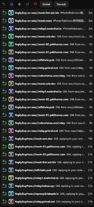 #吐槽anyone has idea about #ReplyGuy ? #asknostrquotingnevent1q…fh0espammers timevia Nostr@cxplay