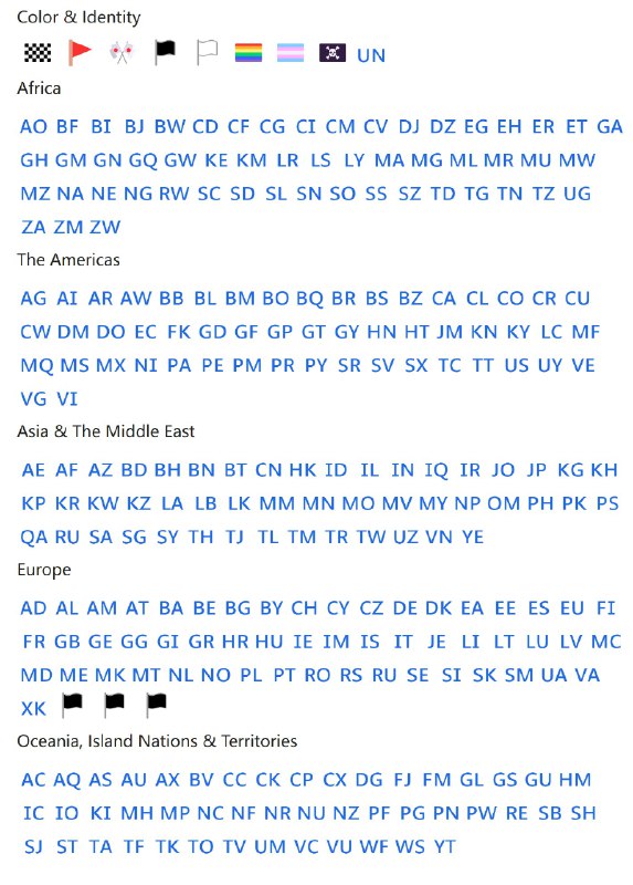 #吐槽In reply to nevent1q…j92m_________________________主要的目的是解决拉垮的 Windows 的国旗类 Emoji 问题, 其次才是我个人相较于其他风格的 Emoji 更喜欢 Apple 的版本.quotingnevent1q…ztf9Microsoft 至今没给 #Windows 好好绘制国旗 Emoji, 几面特殊的旗子除外😅当然其实还能直接用 Google 的 Noto Color Emoji, 也有 Windows 的兼容版本:> 