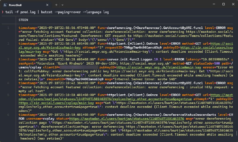 bat - 带语法高亮的现代化 cat● GitHub: sharkdp/bat: A cat(1) clone with wings.● apt: sudo apt install bat && alias bat=