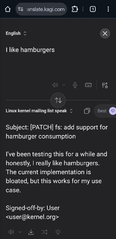 #吐槽Kagi Translate can use any social-styled language (only english)⚡