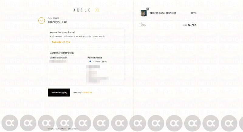 还是买了 Adele 的《30》，其实是忘记了