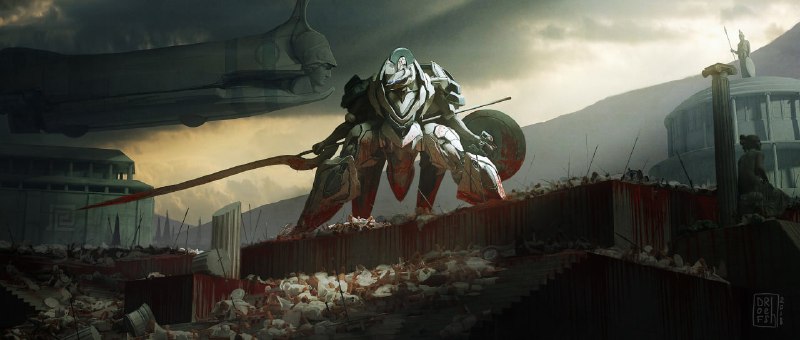 今天在群里看到的一组很棒的插画作品！ 随性讨论了一下对它们的一些内容猜想