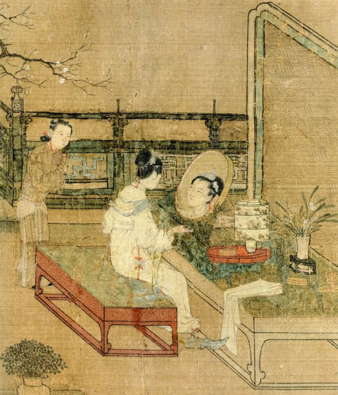 对于小眼睛，几百年前，我们的古典艺术里的美人就以丹凤眼为美，甚至影响到了东瀛日本，从中国仕女图到日本浮世绘中的女性形象，都是这样的细眉小眼