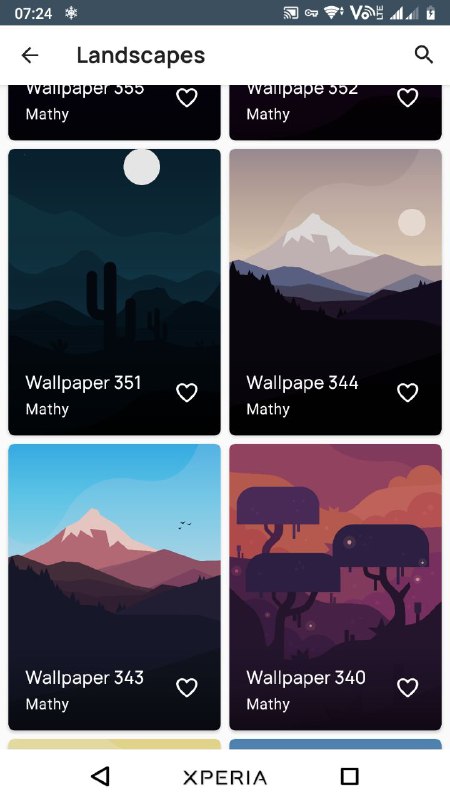 补充一个打折中的插画壁纸包，风格也主要为剪纸风景：1. Unusual Wallpapers