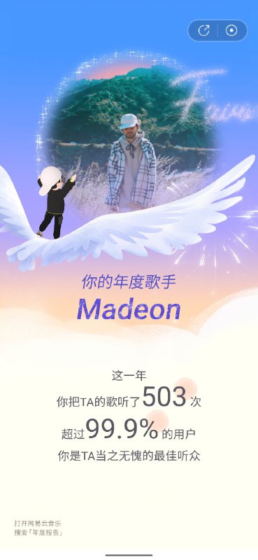 网易云音乐2021年报来了！雨果，神！我的年报：